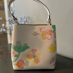 Town Bucket Bad With Dreame Land Floral Print by Coach